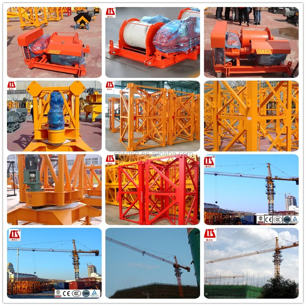 China Construction Qtz40-4808 Top Kit Tower Crane
