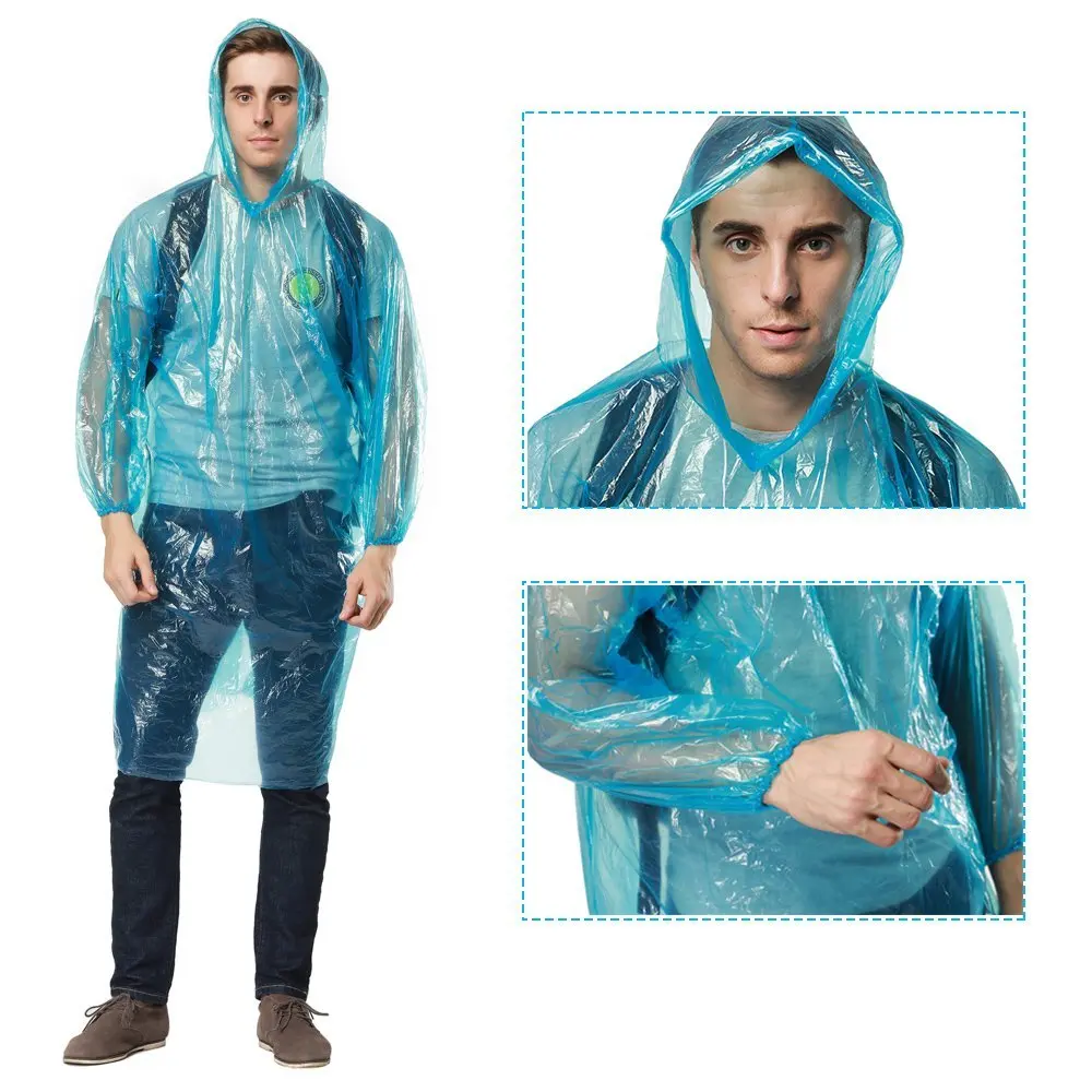 raincoats type and 100% waterproof polyester plast