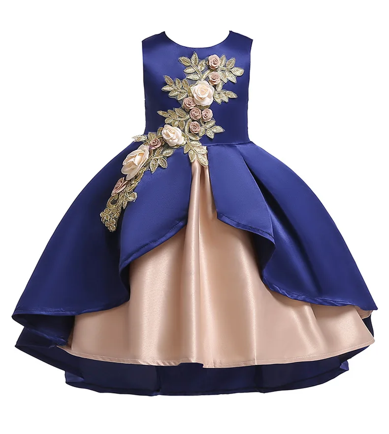 Wholesale 2019 summer sleeveless children girl 7th birthday party  dress