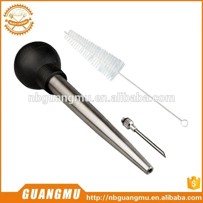 Turkey Baster Syringe Stainless Steel Meat Marinade Baster Injector Large Capacity Buy Turkey
