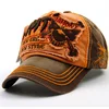 Youlimao Washed Cotton Baseball Caps Adjustable Snapback Embroidered Trucker Hat