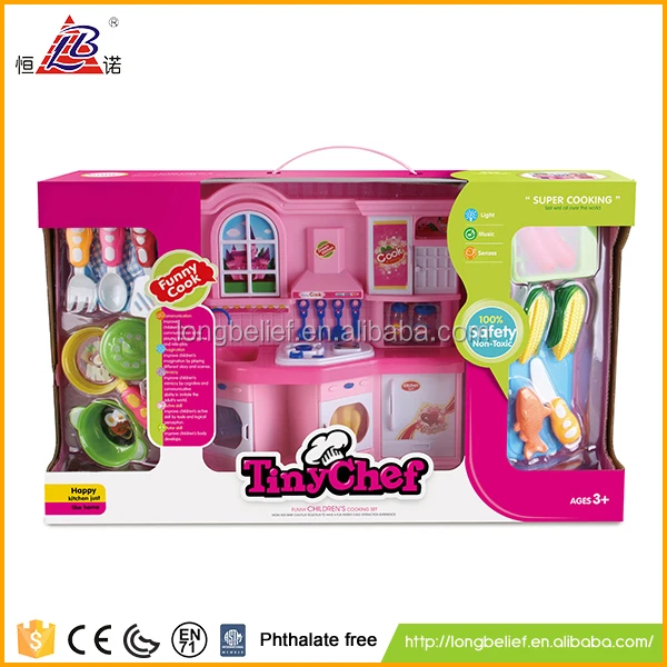 kitchen set toy pink