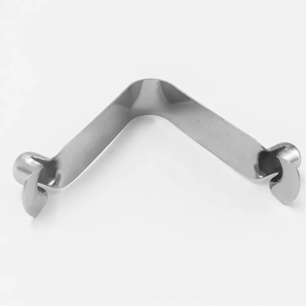 Custom Metal Flat V Shape Carbon Steel Lock Spring Clip Button Buy V