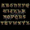 Hot Selling Custom Alphabet Hotfix Motif Rhinestone Templates