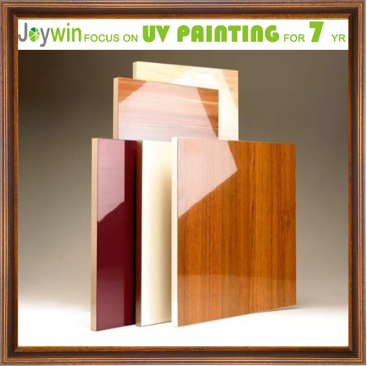 Gold Supplier Natural Wood Veneer Varnished Mdf Board/high Gloss Real