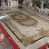 Kuwait Private Villa project decoration marble waterjet medallion flooring border designs