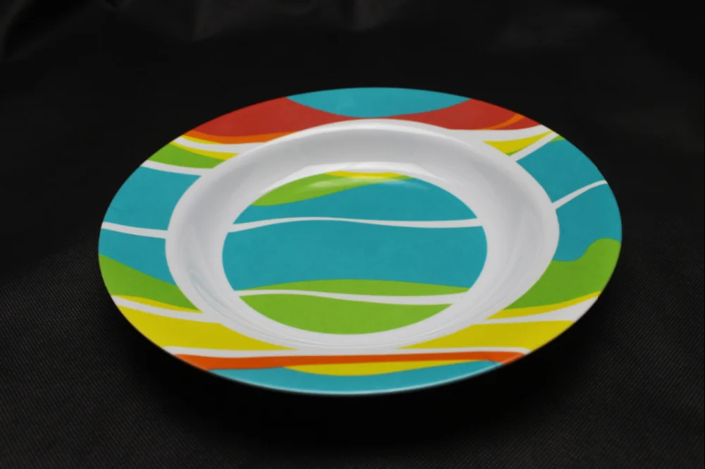 100%melamine meal plate