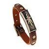 new coming vintage adjustable belt buckle maple leaf alloy part genuine leather bracelet wholesale