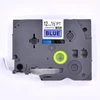 2018 Factory supply12mm laminated tz tape black on blue tz 531 compatible for p touch labeler