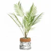Unique crinkled surface gold plating garden home decoration flower container / ceramic christmas decor tree pots