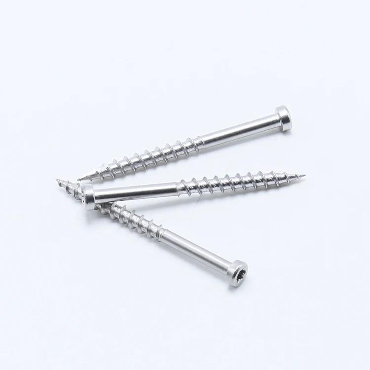 Stainless Steel Pocket Hole Screw Torx Drive Cap Head Self Tapping