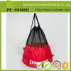 custom design backpack drawstring mesh bag