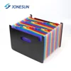 Amazon Walmart Colorful A4 PP Plastic 24 Pockets accordion Expanding File Folder Organizer Case Bag