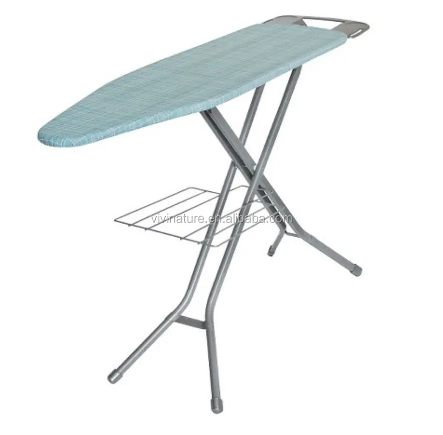 Adjustable Height Mesh Ironing Board With Laundry Rack Buy Ironing