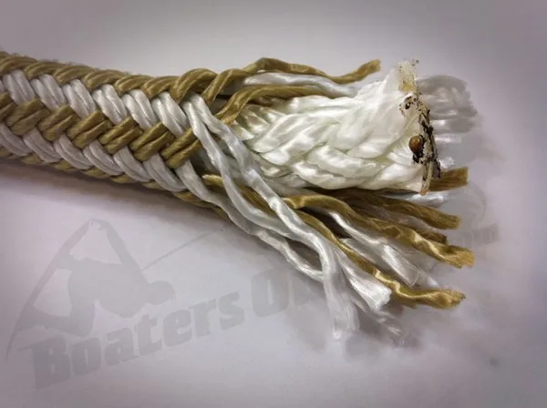 Polyester Double Braided Mooring Rope 