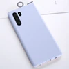 OEM For Samsung Galaxy note 10 6.4 Inch Liquid Silicone Gel Rubber Shockproof Case with Soft Microfiber Cloth Lining Cushion