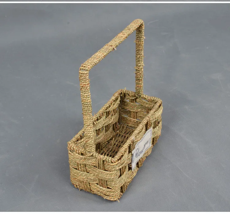 Baoyilai hot selling handmade woven seagrass basket wholesale BK2311