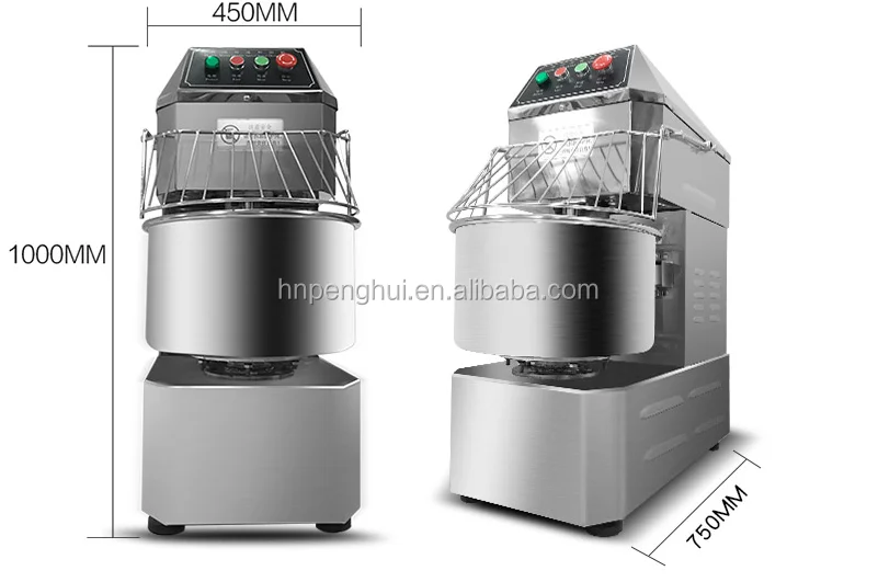 Ce Approved Horizontal 5kg 10kg Dough Mixer Industrial Dough Mixer