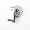 Mini metal refrigerator magnetic clip for photo displays, holding documents