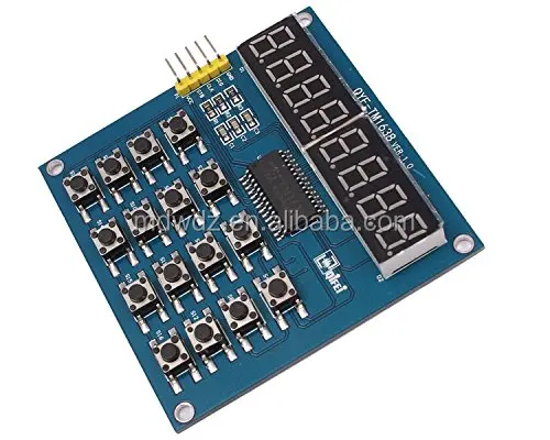 1178# Key Display For AVR Arduino New 8-Bit Digital LED Tube 8-Bit TM1638 Module 