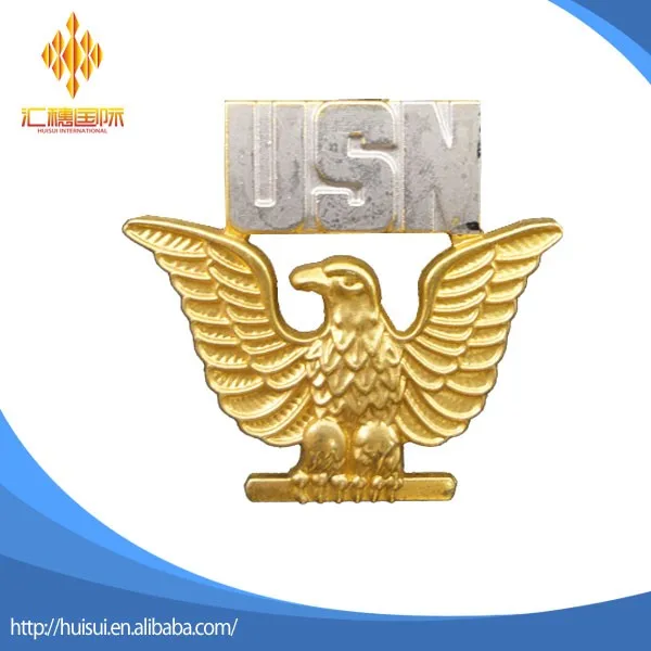 Top Quality Cheap Custom Professional Golden Eagle Badge Buy Golden