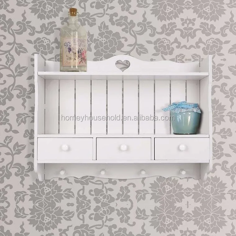 Antique High Glossy White Painted Nordic Wall With Hooks Buy