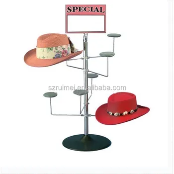 Countertop Spinner Metal Tabletop Hat Rack Countertop Spinner Metal Tabletop Hat Rack