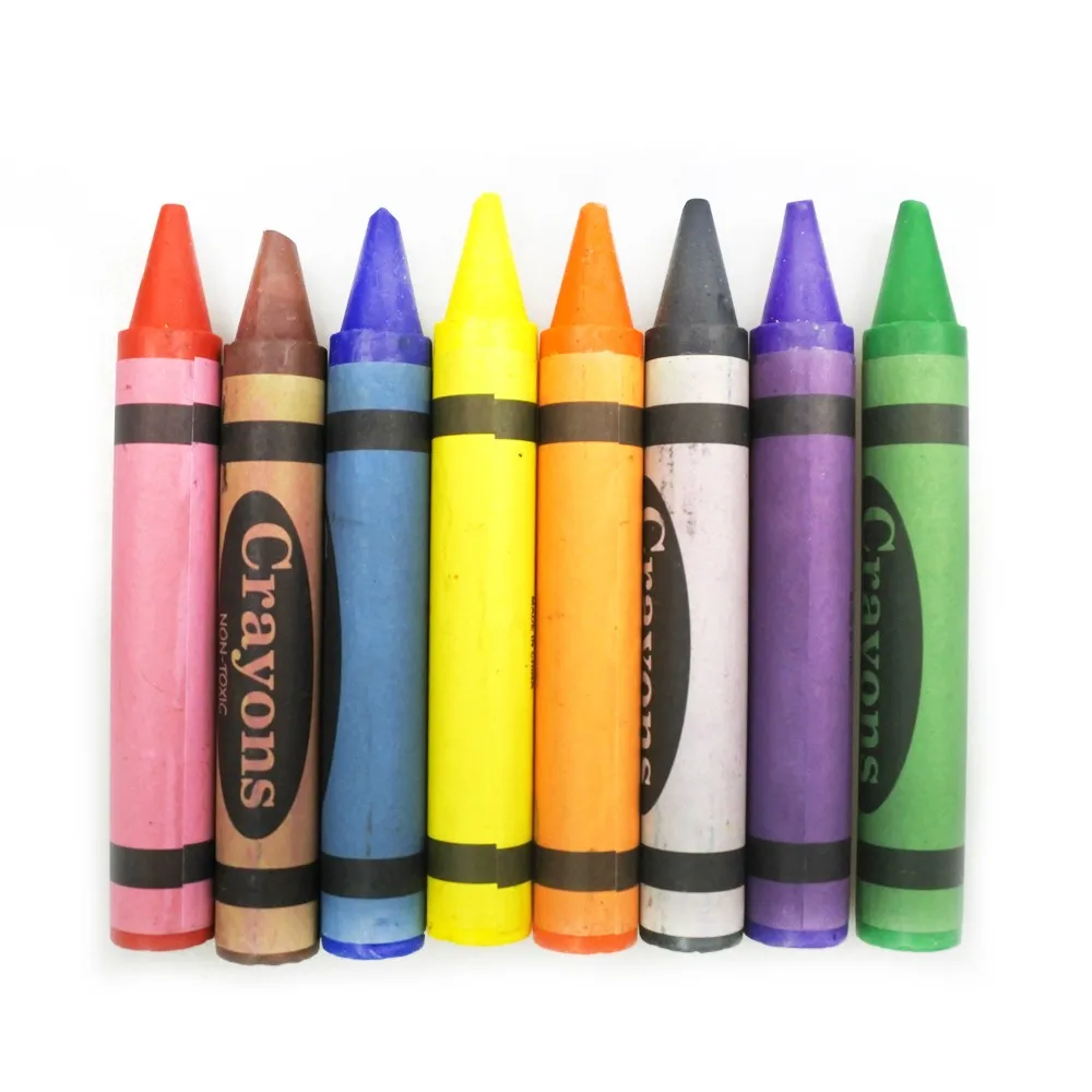 Non-toxic Soft Crayons 8 Colors Packing Super Jumbo Crayon - Buy Super ...