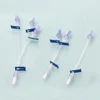Disposable extension tube with needle less adapter needle free connector CE ISO one two three four way