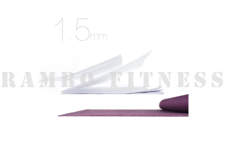 1.5mm thick Natural rubber yoga mat