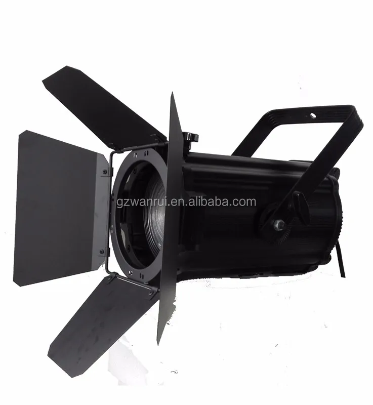 High power effeciency 200W COB LED fresnel spot studio light with zoom