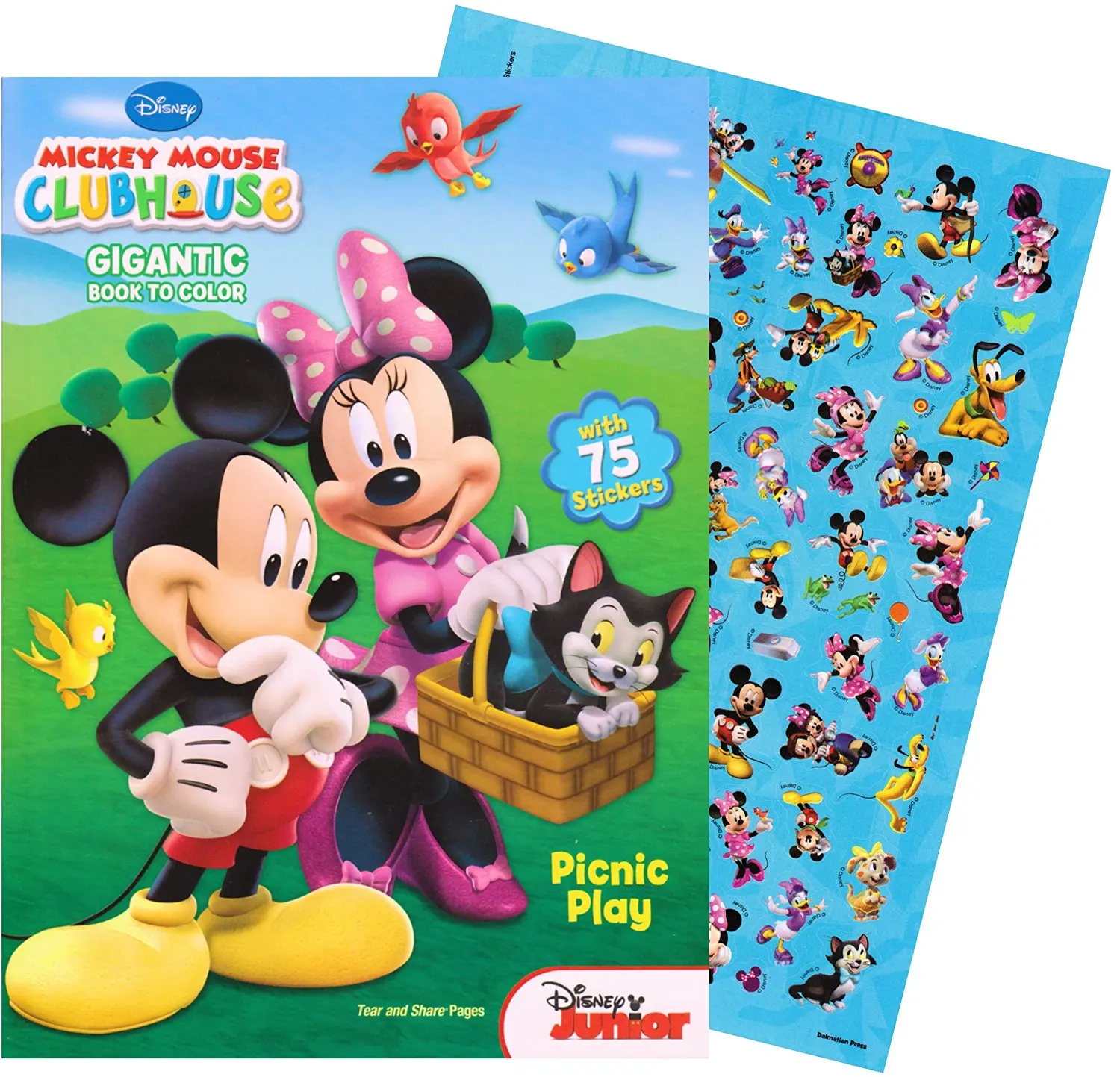 Mickey Mouse GIGANTIC Coloring Book With Stickers 244 Pages