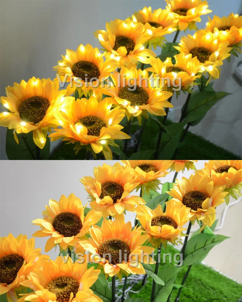 Holiday Decoration Lighting Flower Led Sunflower Light - Buy Led ...