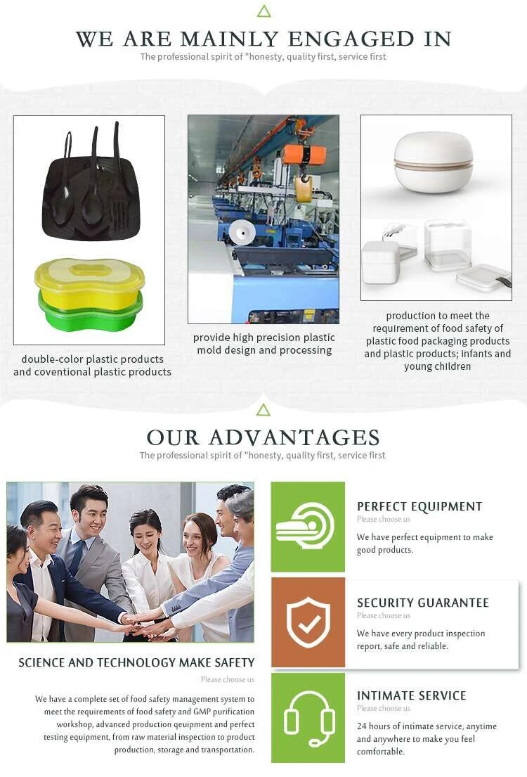 Two color plastic Double mould  food packing mold making machine