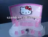 Acrylic Hello Kitty kids watch counter display rack Acrylic Watches Clocks Multi-Level Display C-Ring Stand