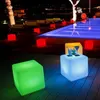 PE plastic chairs/led chair/light cube seat