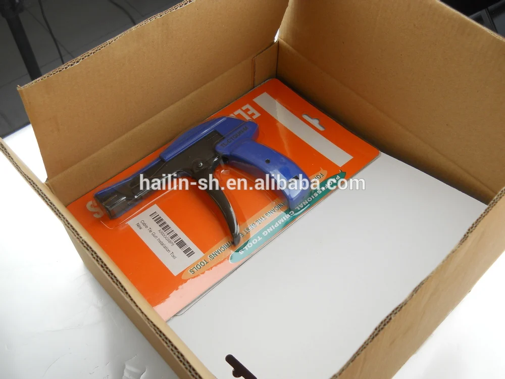 Cable Tie Cutter Gun Hs600a Nylon 66 Tie Tensioning Fasten Cut Tool