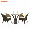 Patio rattan wicker leisure outdoor furniture cube sets bar chair and table