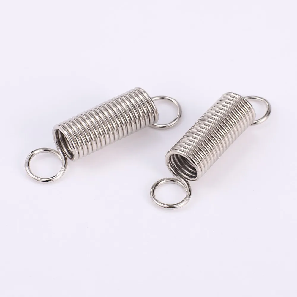 Custom Coil Tension / Extension Springs With Loops And Hooks Vary In ...