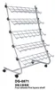 Metal iron chromium plated pants trousers display shelf stand rack supporters fasteners column holders