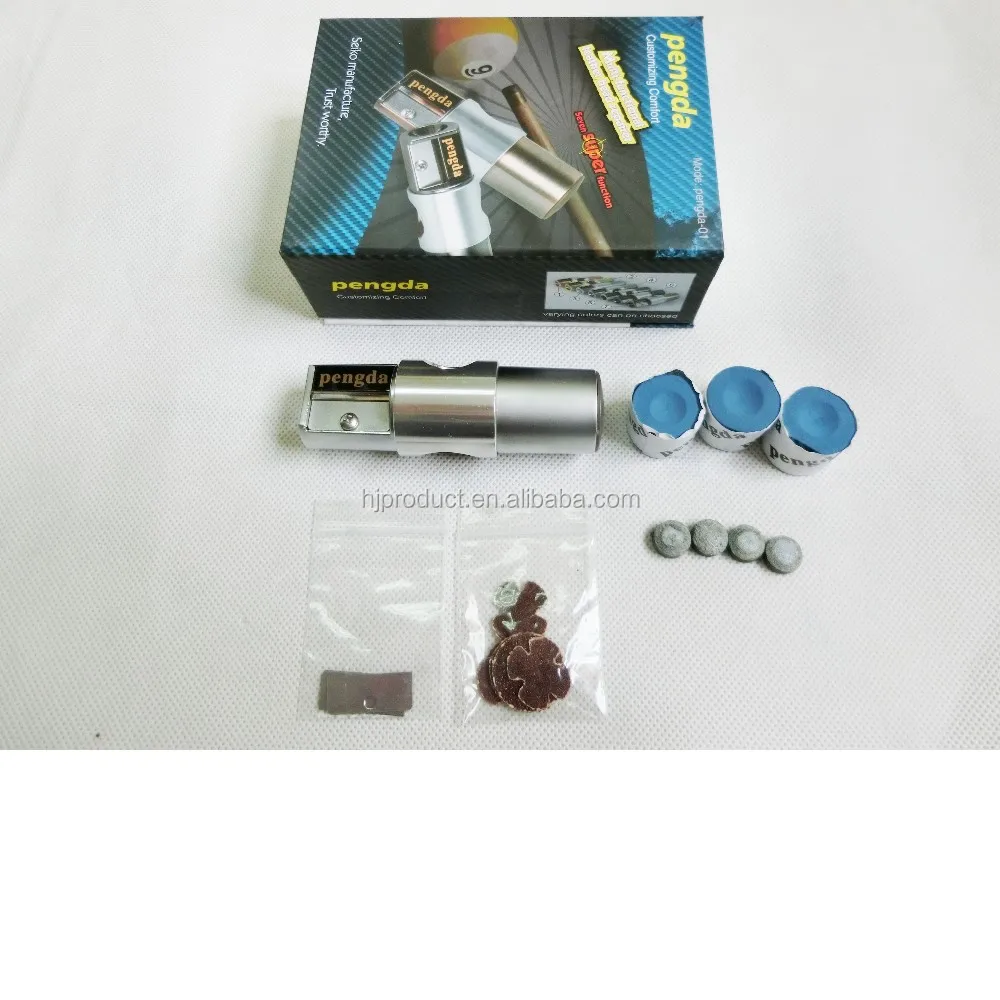 Superior Quality Multifunctional Billiard Pool Cue Tip Repair Kit / Set