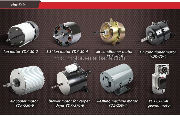 External Rotor Motors, 1/3HP, 220V, CCC, ROHS - detail 26