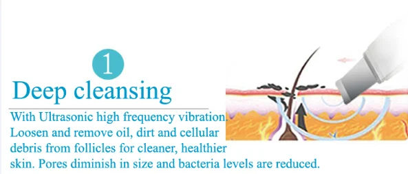 ultrasonic skin scrubber facial machine