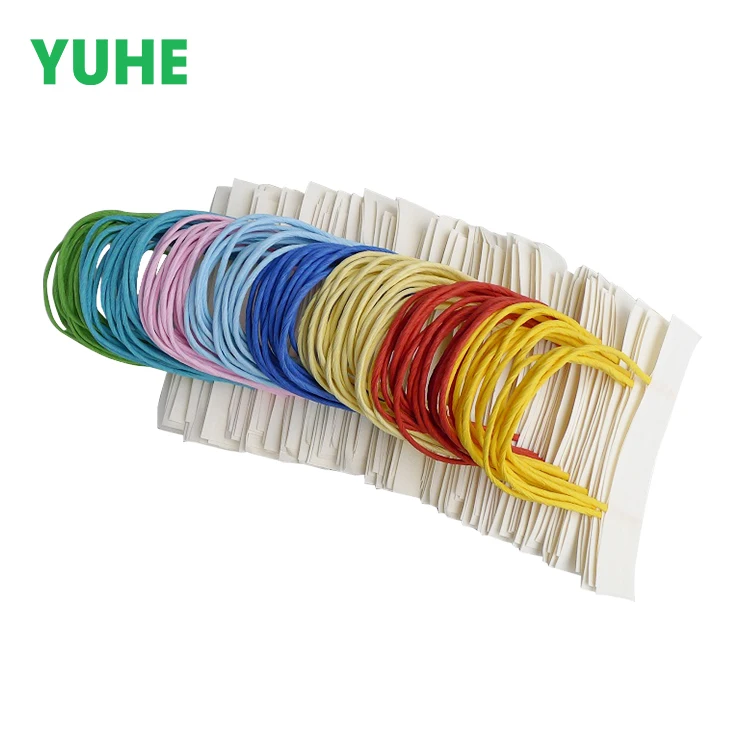 Colorful Durable Quality Handbag handle rope/ paper bag rope handle/ twisted paper handles