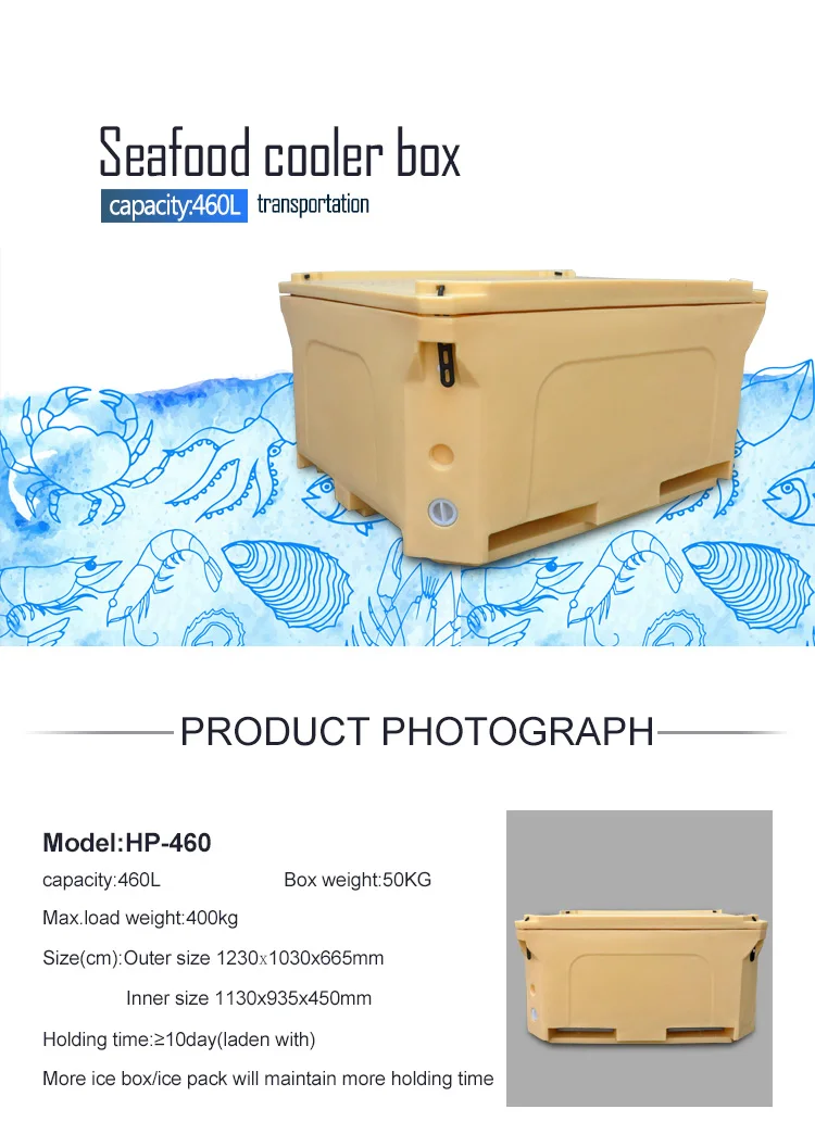 Supper 460l Large Insulated Shipping Box Fish Cool Box Buy Insulated