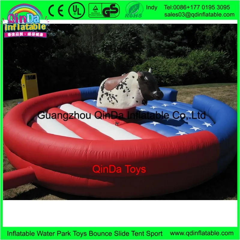 Inflatable Jumping Pad With Low Price Mechanical Bull For Adult Bouncer