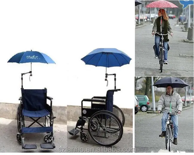 Stroller Bike Wheelchair Chair Umbrella Handlebar Connector Holder