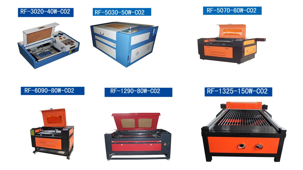 Twotone Leather Engraving Machine Rf1325co2150w With Auto Feeding