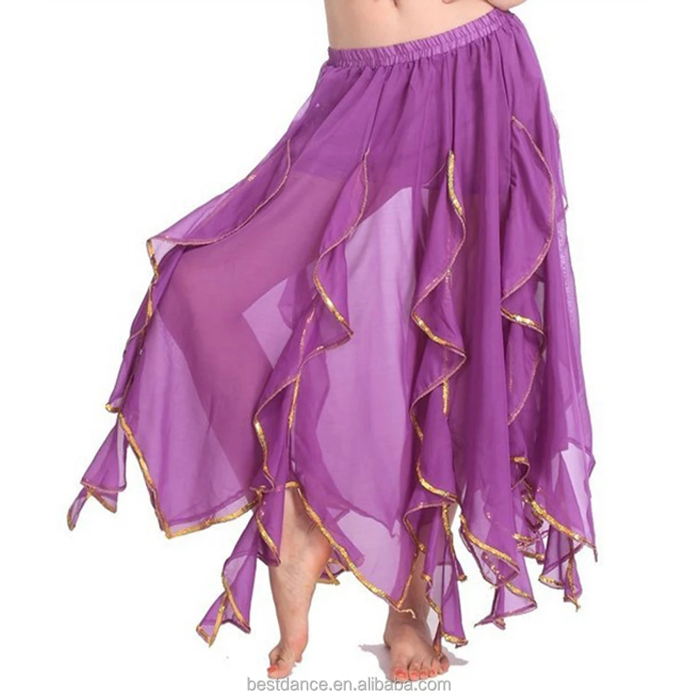 Bestdance Belly Dance Tribal Skirts Costume Indian Dancing Layers