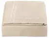 Wholesale 4 pcs white satin stripe pillow case bedsheets for hotel bed line